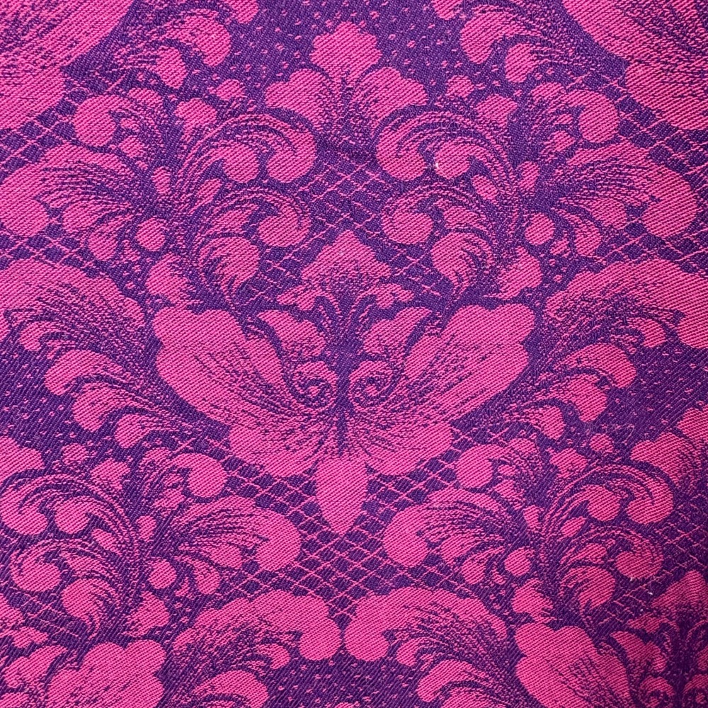 Robert Graham Button Up Shirt Mens Medium Purple Damask Paisley Long Sleeve - Picture 3 of 11